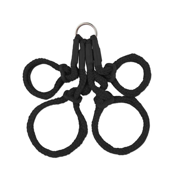 Fetish Fantasy Series Japanese Silk Rope Hogtie - Black