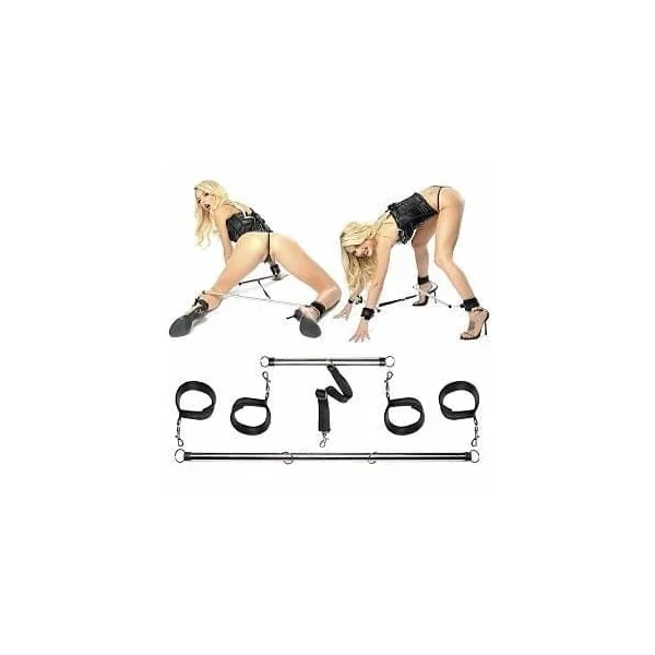 Fetish Fantasy Series - Spread 'Em Bar and Cuffs Set