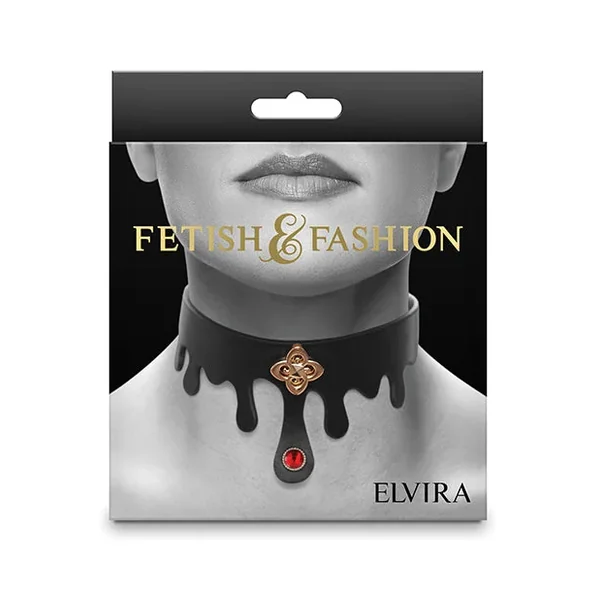 Fetish & Fashion Elvira Collar – Black