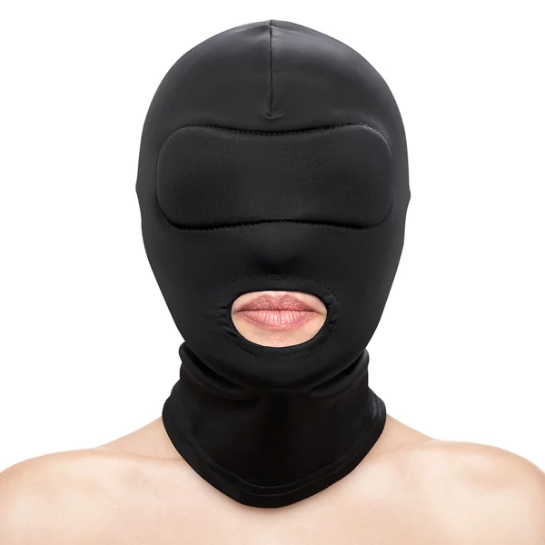 Fetish & Fashion Open Mouth Hood With Padded Eyes
