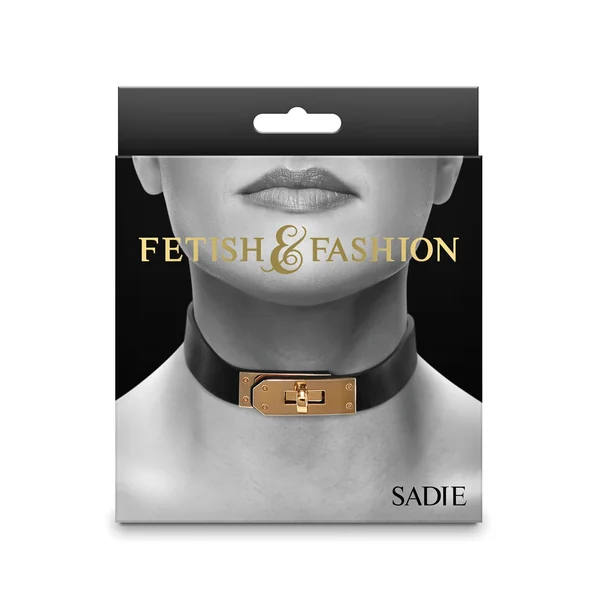 FETISH & FASHION SADIE COLLAR BLACK