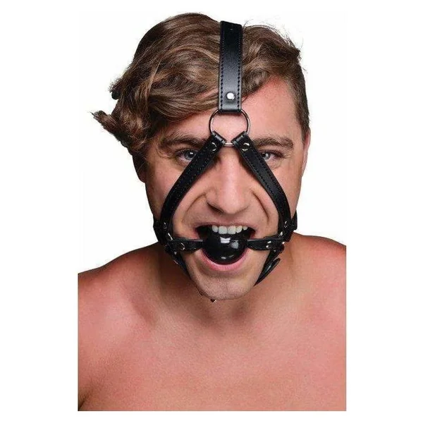 Fetish - Strict - Head Harness with Ball Gag