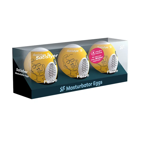 Fierce Masturbator Egg 3pk by Satisfyer