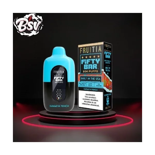Fifty Bar 20k Disposable 5pk Hawaiin Punch