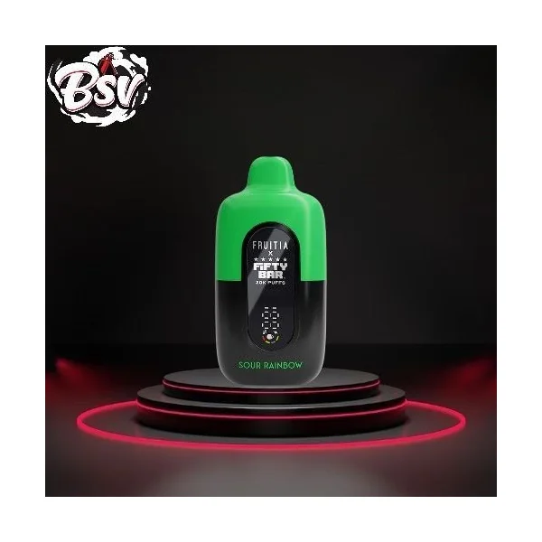 Fifty Bar 20k Disposable 5pk Sour Rainbow