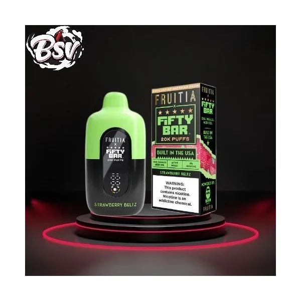 Fifty Bar 20k Disposable 5pk Watermelon Patch