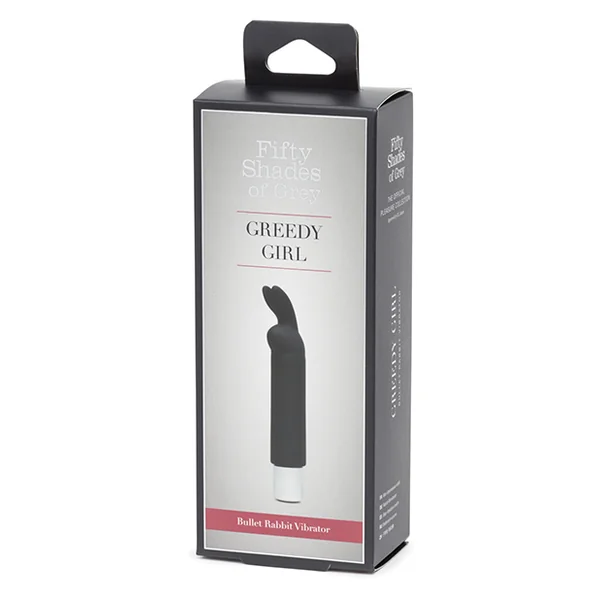 FIFTY SHADES OF GREY GREEDY GIRL RECHARGEABLE BULLET RABBIT VIBRATOR