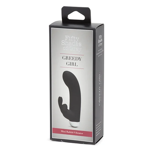 FIFTY SHADES OF GREY GREEDY GIRL RECHARGEABLE MINI RABBIT VIBRATOR
