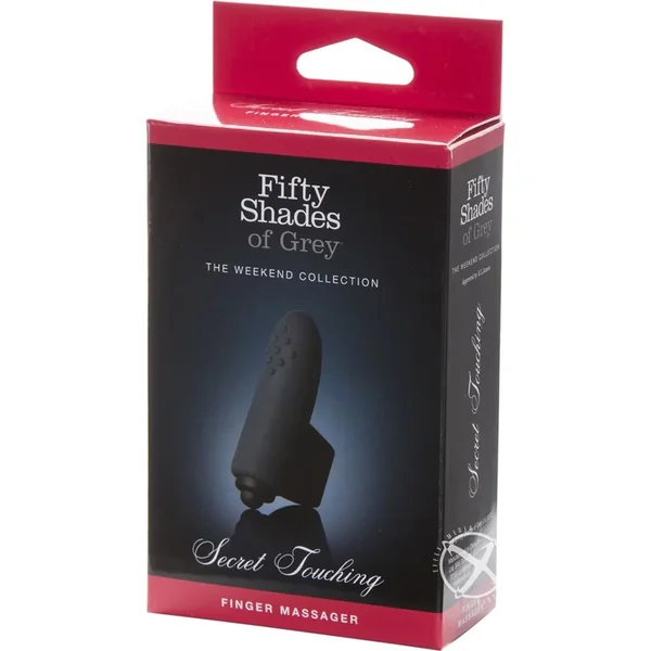 Fifty Shades Of Grey Secret Touch Finger Vibrator Massager Black