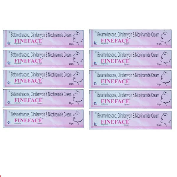 FINE FACE CREAM (Pack Of 10) (20g Each)