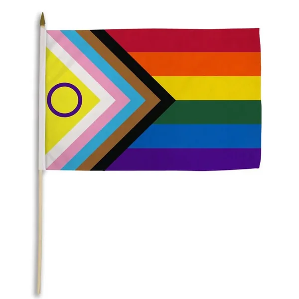 Flags Importer 12″ x 18″ Inclusive Pride Stick Flag