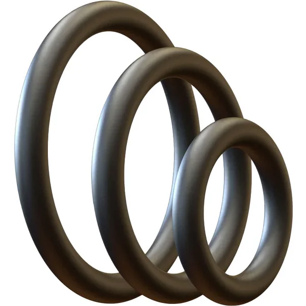 Fleshlight FleshRings 3 Size Silicone Cock Ring Set