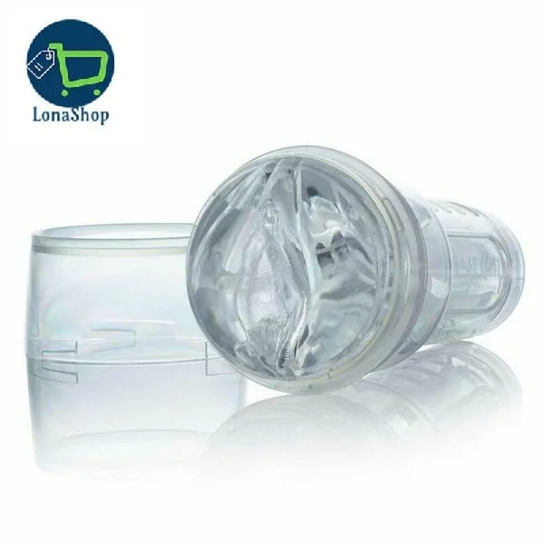 Fleshlight Toys Ice Crystal Lady Pussy Textured Masturbator Clear 10 Inch
