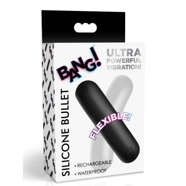 Flexible Silicone Bullet - Black