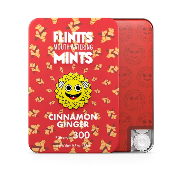 Flintts Mouth Watering Mints Cinnamon Ginger - F-Strength 300