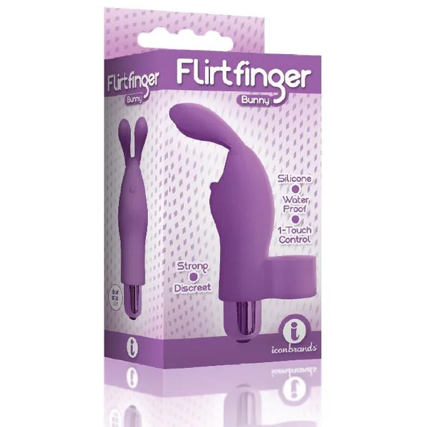 Flirt Finger Bunny Vibrator by Icon