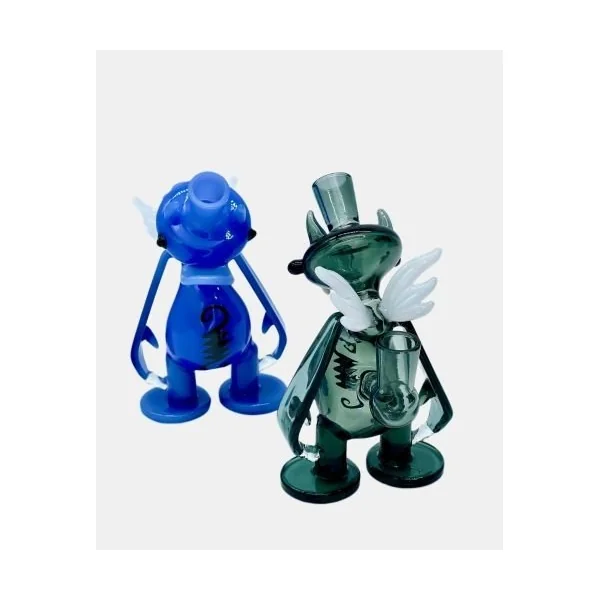 Flying Siren Head Figurine Water Pipe