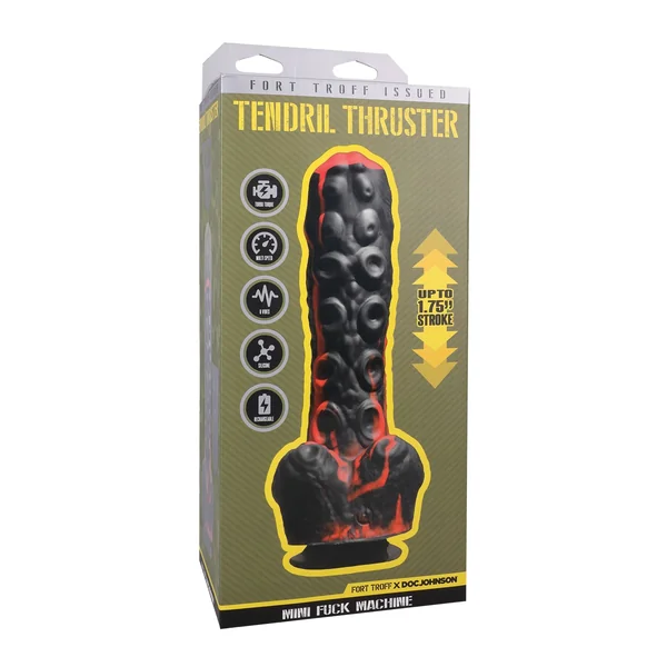 Fort Troff Tendril Thruster Mini Fuck Machine w/Remote - Red