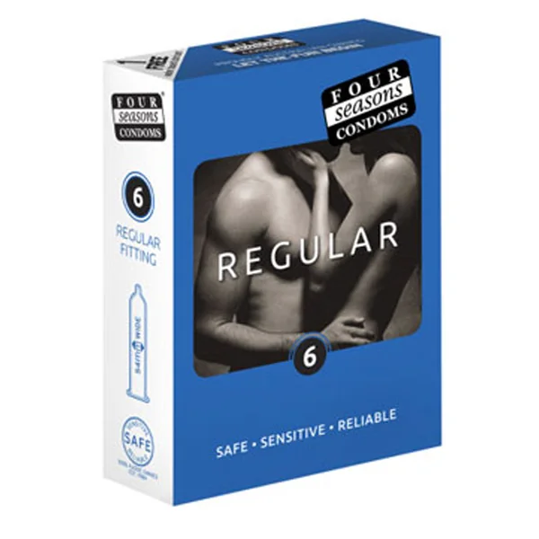 Four Seasons Regular-Fit Latex Condoms