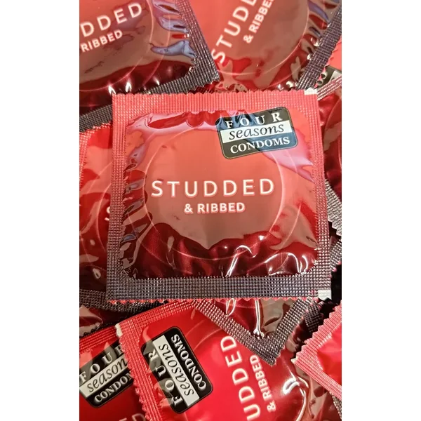 Four Seasons Studded & Ribbed 36 Condoms