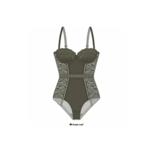 French Affair – Teddy Mid Band Grape Leaf