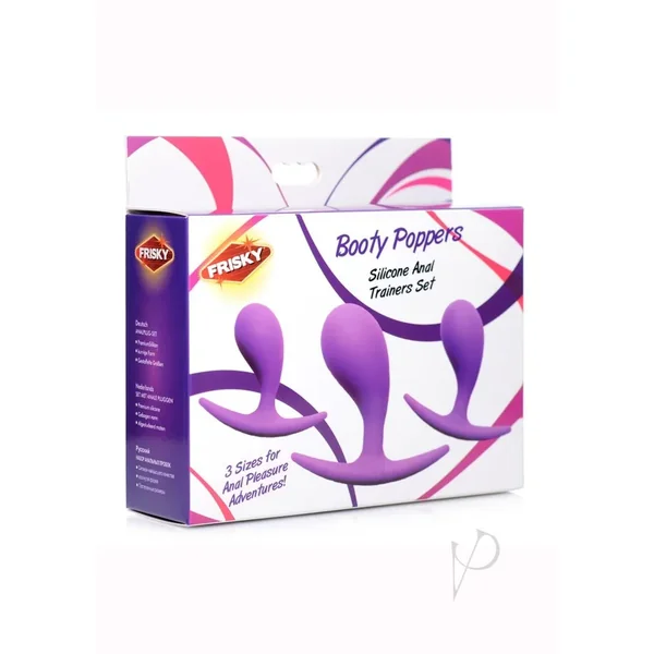 Frisky Booty Poppers Silicone Anal Trainer
