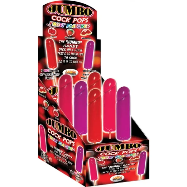 Fruity-Flavored Jumbo Cock Pops