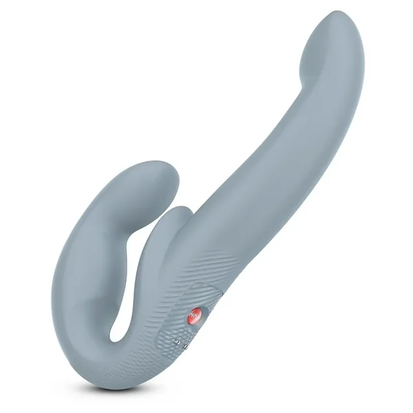 Fun Factory SHARE VIBE PRO cool grey – Grey USB Rechargeable Strapless Strap-On