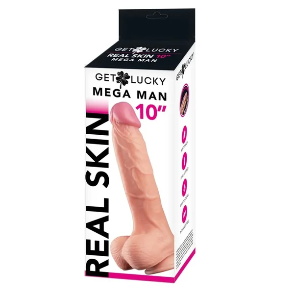Get Lucky 10 Inch “Mega Man” Dildo