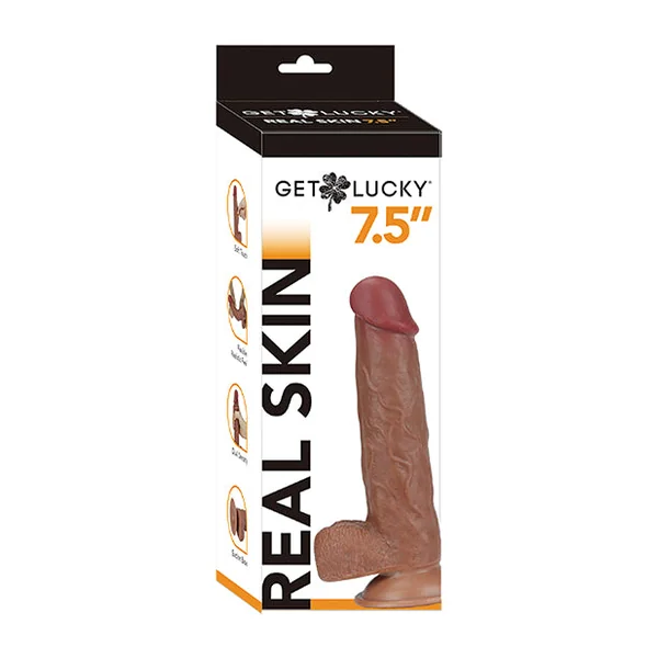 Get Lucky 7.5" Real Skin Series - Light Brown