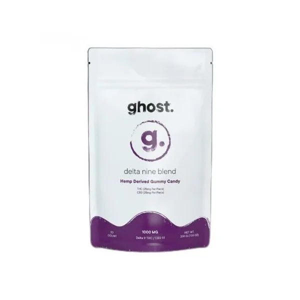 Ghost 1000mg D9 CBD Gummies 20ct Pink Lemonade