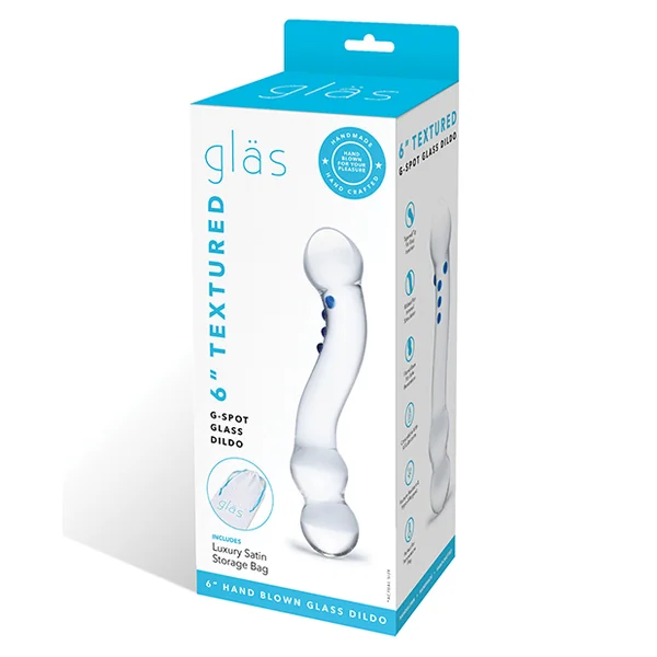 GLAS 6 CURVED G-SPOT GLASS DILDO “