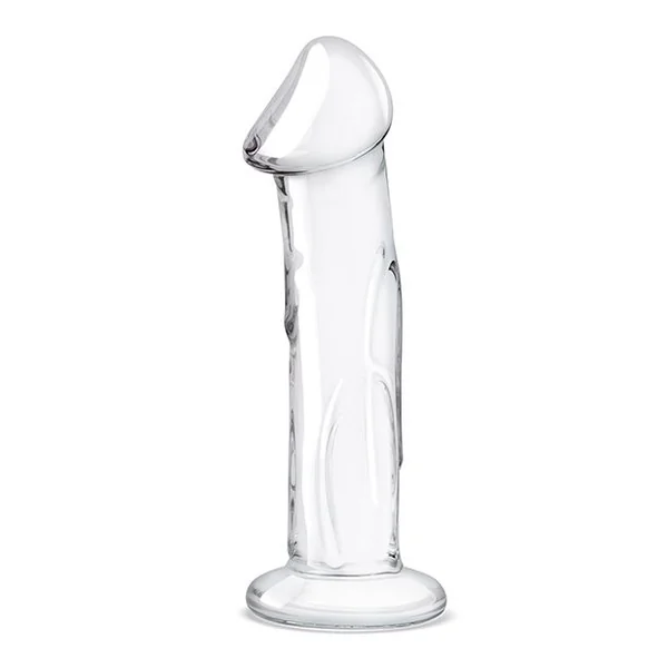 Glas 6 Inch Dildo With Veins & Flat Base