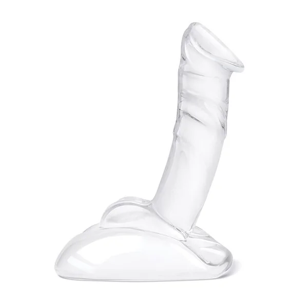 Glas 7.5 Inch Rideable Standing Cock With Stability Base