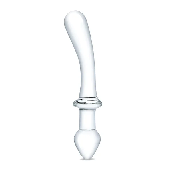 Glas 9 Inch Classic Curved Dual Ended Dildo