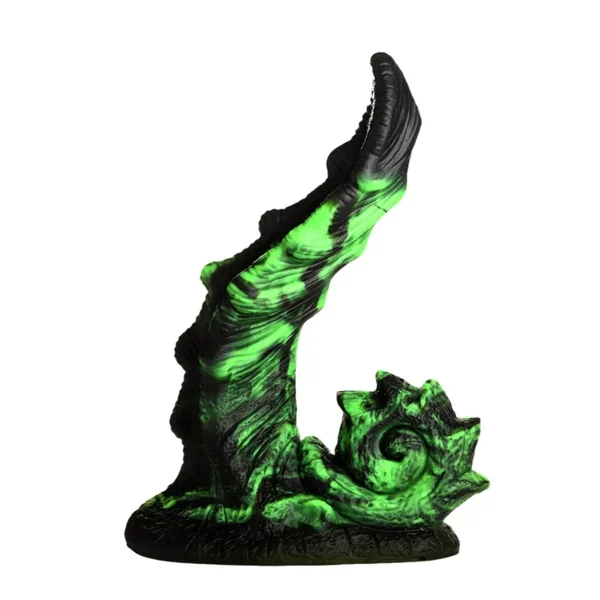 Glowzilla 7.8 Inch Glowing Silicone Dinosaur DIldo w/ Suction Cup