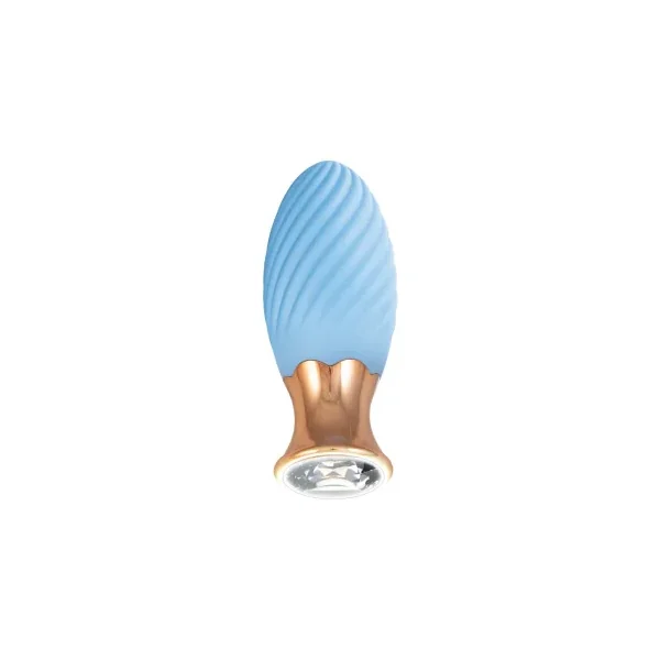 Goddess Diamond Tulip Massager, Blue