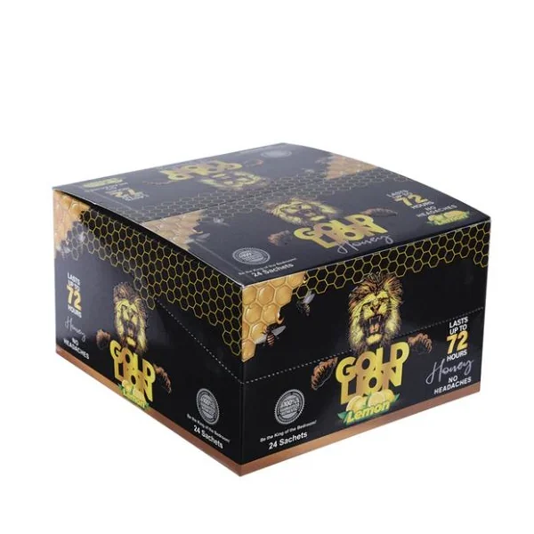 GOLD LION HONEY LEMON 24PC DISPLAY (NET)