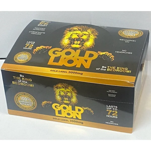 Gold Lion Liquid Shot 12ct Display