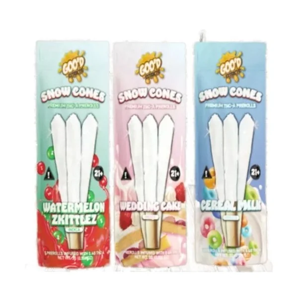 Goo’d Grams Premium THC-A Pre Rolls 3ct Cereal Milk