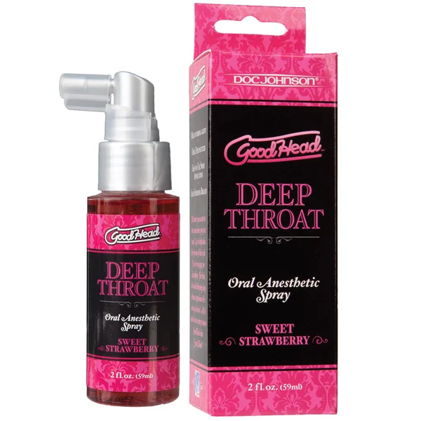GoodHead Deep Throat Spray - Strawberry 2oz