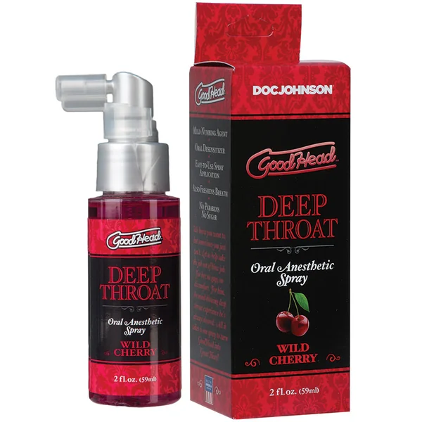 GoodHead Deep Throat Spray - Wild Cherry 2oz
