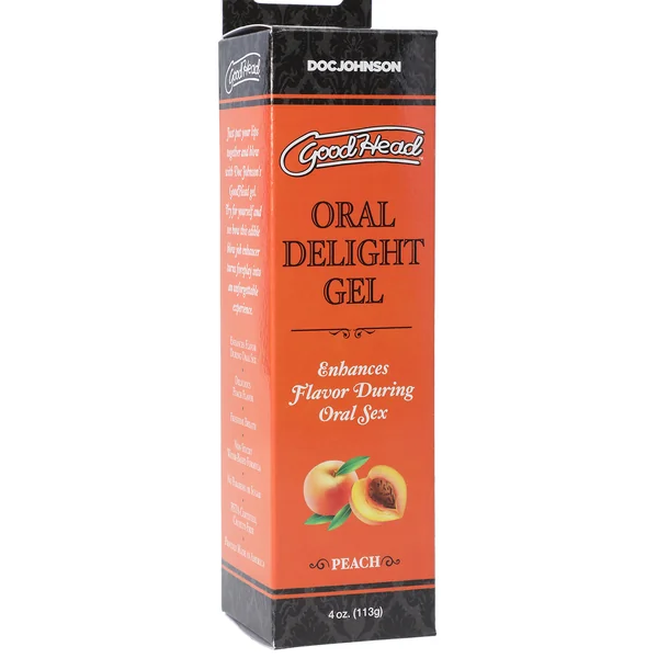 Goodhead - Oral Delight Gel - Peach - 4 Oz.