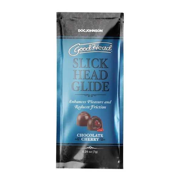 GoodHead Slick Head Glide .24oz Bulk (48 Pieces) – Chocolate Cherry