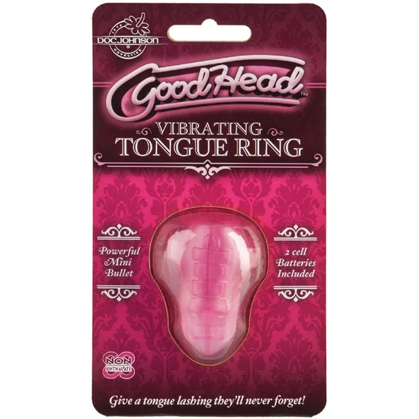 Goodhead Vibrating Tongue Ring - Pink