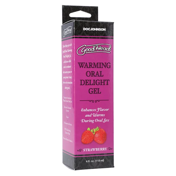 GoodHead Warming Head Oral Delight Gel - Strawberry 4oz