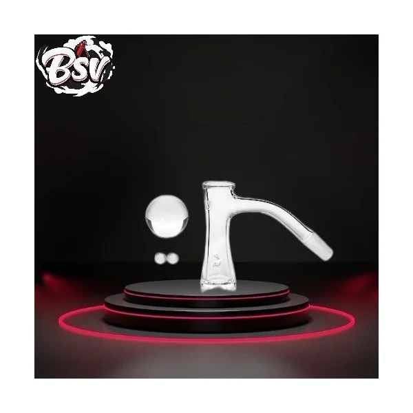 Grav 10mm 45° Quartz Hourglass Banger Set