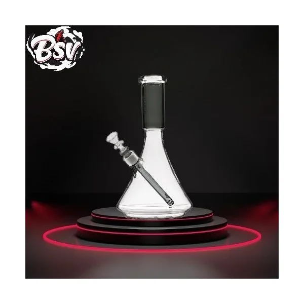 Grav Large Deco Beaker Waterpipe Smoke Grey