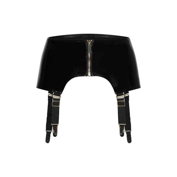 Guilty Pleasure Midnight Suspender Belt Black Xlarge