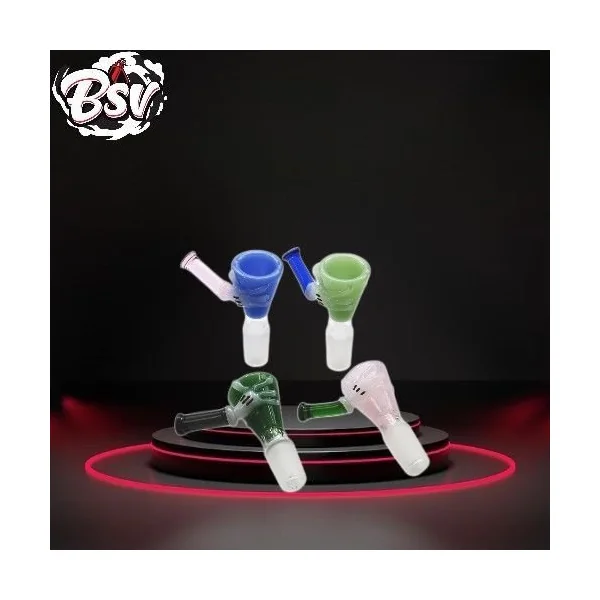 Hand Holding Color Glass 14mm Bowls